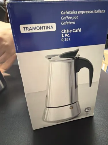 Cafeteira italiana Tramontina usada