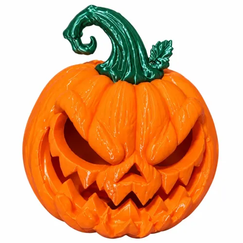 Abajur Abóbora Halloween - Iluminação LED