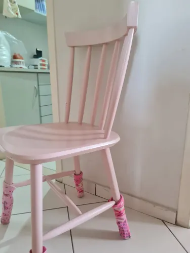 Tokstok CADEIRA Madeira Jantar SKAN COUNTRY rosa bebe