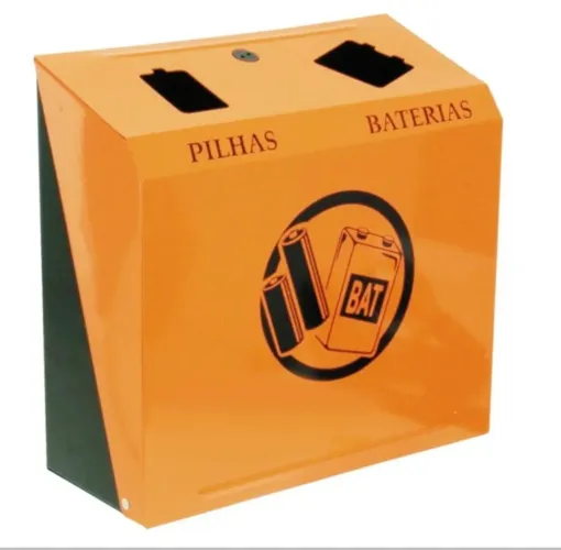 Suporte para Descarte de Pilhas e Baterias