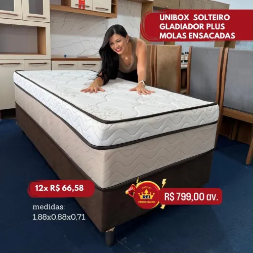 Cama Box Casal com Molas Ensacadas | R$ 799,00 à Vista ou 12x Sem Juros | Frete Grátis