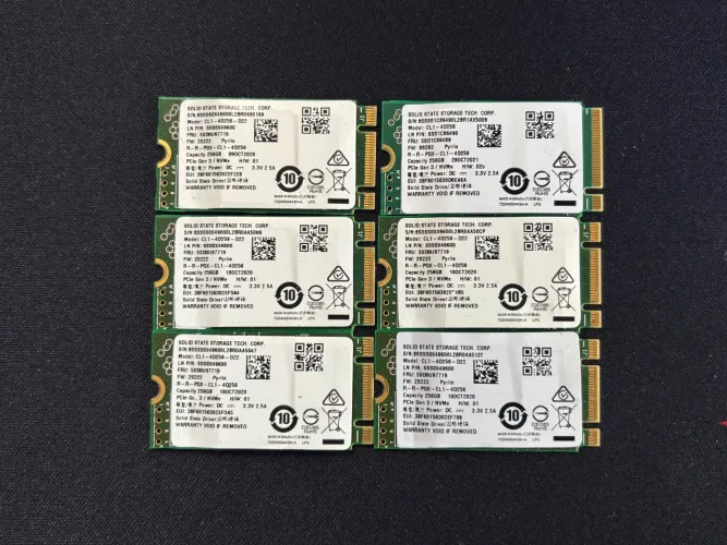 Lote SSD NVME M2 256GB - aceito cartão