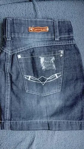 Linda mine saia jeans Nova