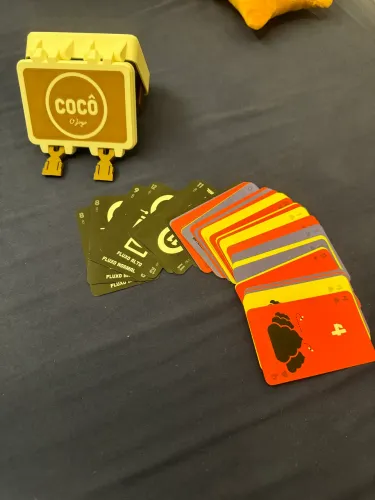 Jogo COCÔ + sacola + caixa personalizada