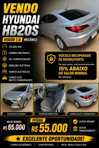 Hyundai HB20X Vision 1.6 Flex 16V MEC 2022