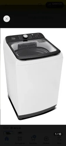 Máquina midea 15kg