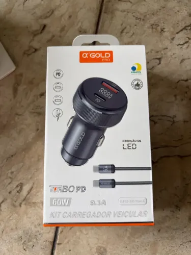 Carregador de celular portátil para carro