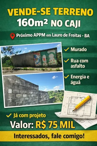 Terreno CAJI próximo clube da Polícia