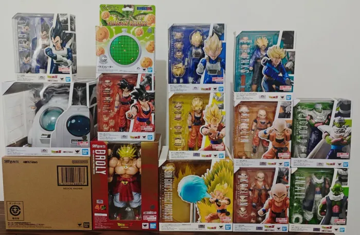 Dragon Ball Z - S.H.Figuarts Bandai - Pack Set x13 - NOVOS