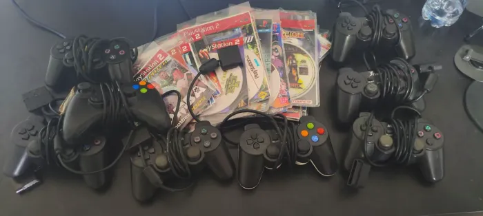 8 CONTROLES E 30 JOGOS PS2