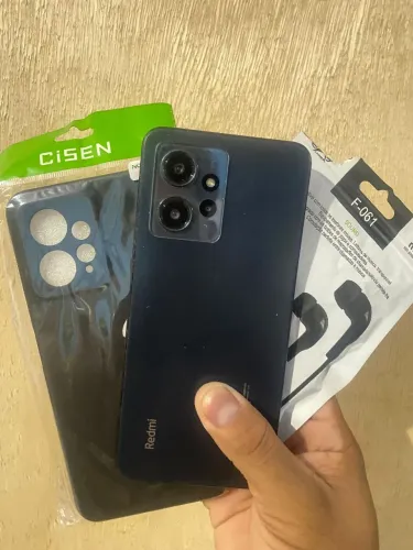Redimi note 12 mais capinha, carregador e fone