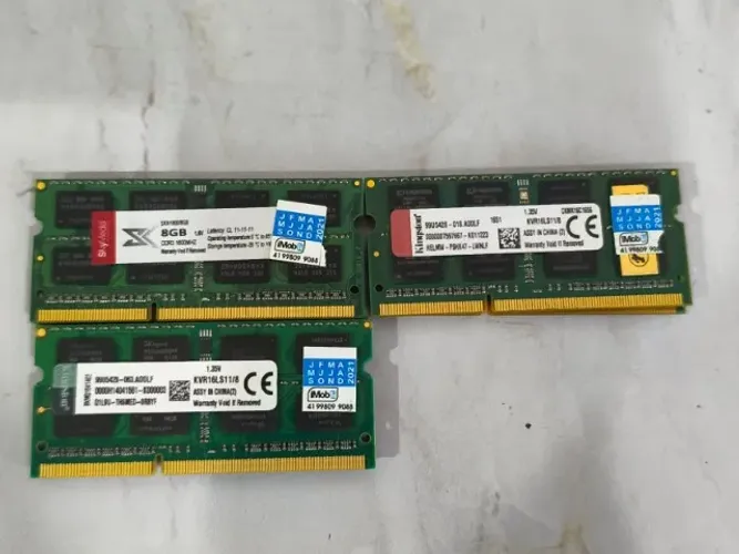 Memória 8gb ddr3/ddr3L 1600 para notebook