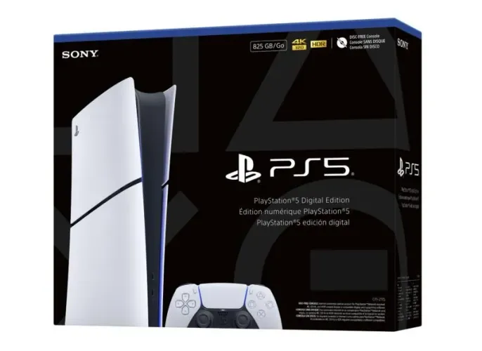 Console PlayStation 5 slim digital + 2 controles em PERFEITO ESTADO!