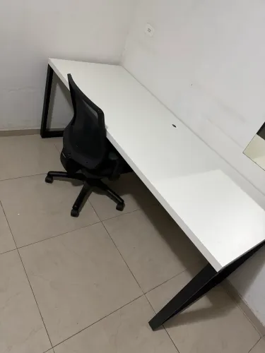 Mesa industrial 190x70x75 branca