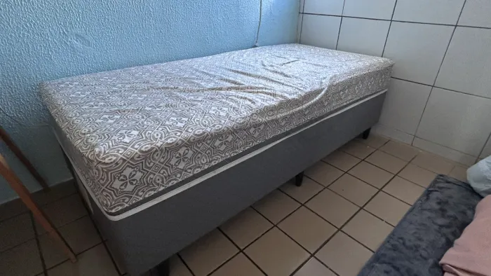 Cama Box Solteiro Conjugada