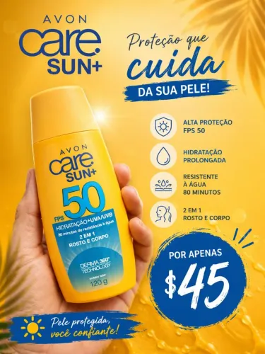 Protetor solar AVON 
