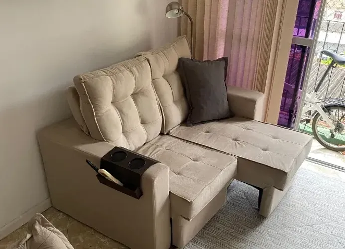 Sofá Retrátil 1,50cm 7 Meses de uso (Novo)