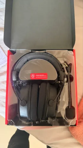 Hyperx cloud alpha S 7.1 semi novo impecável com todos acessórios