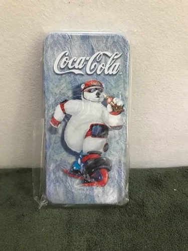 Coca-Cola-p/colecionador-Estojo de Metal Coca-Cola -NOVO