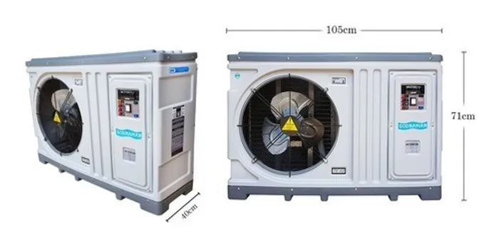 Trocador De Calor Para Piscina TH-60 380v trifásico 60hz - Sodramar - Entrega em Brasília.