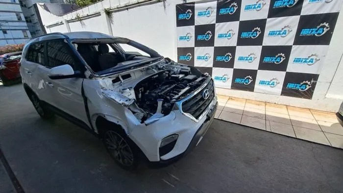 Sucata Hyundai Creta 2018 1.8 16v airbag motor cambio bancos portas radiador condensador