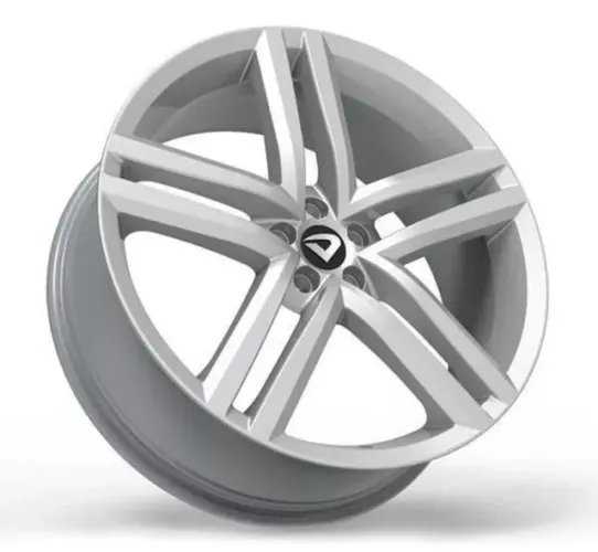 Roda aro 20 Volcano Newstrong Prata Toyota Corolla 5x100 jogo