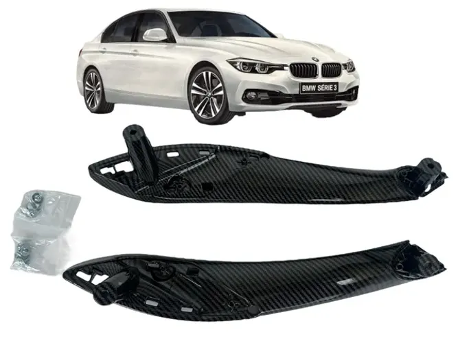 Par Puxador Interno Bmw 320i 328i 2013 a 2018 Carbono