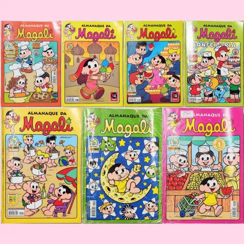 Turma da Mônica - almanaques da Magali (usados)