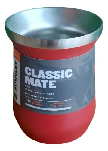 Cuia Térmica Stanley Matte Red 236ml Cor Vermelho 