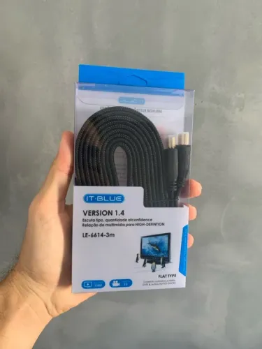 Cabo HDMI 3 Metros IT-BLUE - Alta Qualidade