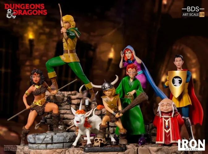 Diorama Caverna do Dragão Dungeons & Dragons - Iron Studios - BDS Art Scale 1/10
