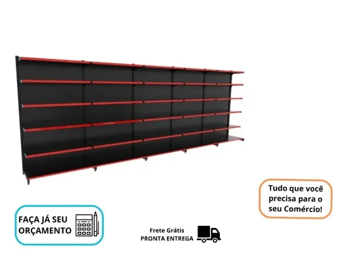 Gondola de Aço Polar Parede 