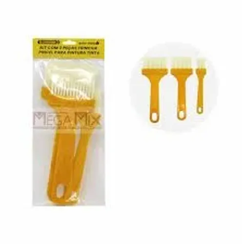 Kit com 3 Pincéis para Pintura