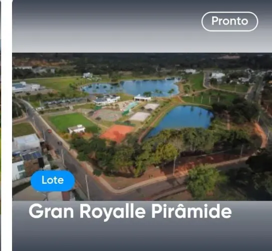 R$:590mil - Lote no Gran Royalle Pirâmide - 600m2