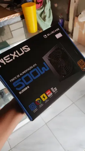 Fonte Nexus Bluecase 500w 80 plus, PFC ATIVO