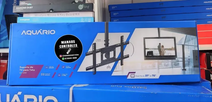 Suporte para tv de teto até 75 polegadas 