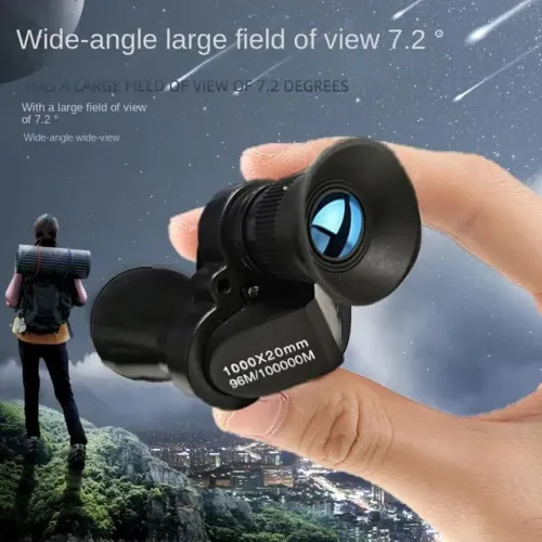 Telescópio monocular portátil, alta ampliação, zoom