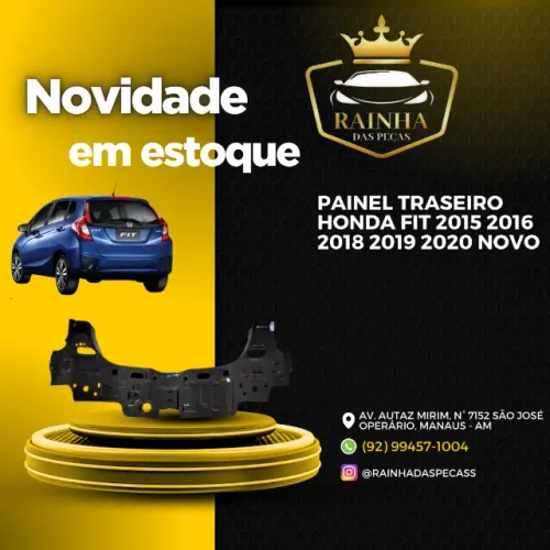 Painel Traseiro Honda Fit 2015 2016 2018 2019 2020 Novo