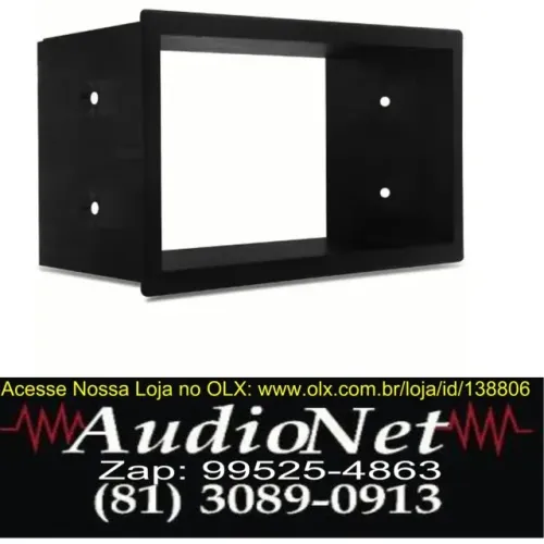 Moldura 2 Din Gol / fox /golf / bora /polo / accord Preto P/ Central Multimidia Contra Fre