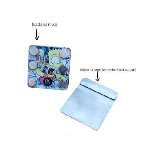 Suporte de celular para moto magnetico com 6 imã