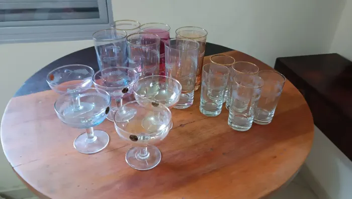 Copos de cristal Imperial Anos 50
