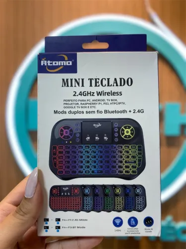 Mini teclado com Touchpad