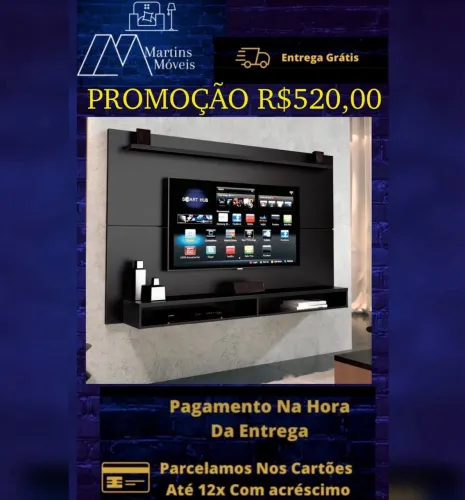 GRANDE PROMOÇÃO PAINEL DE TV NOVO ENTREGA GRÁTIS ACEITA CARTÃO.