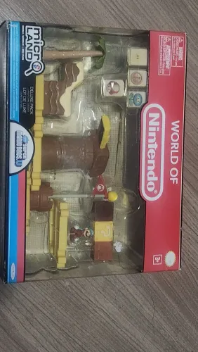 Brinquedo New Super Mario Bros U Microland Deluxe Pack