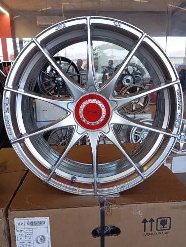 Roda R20x8 5x112 Hiper silver nova