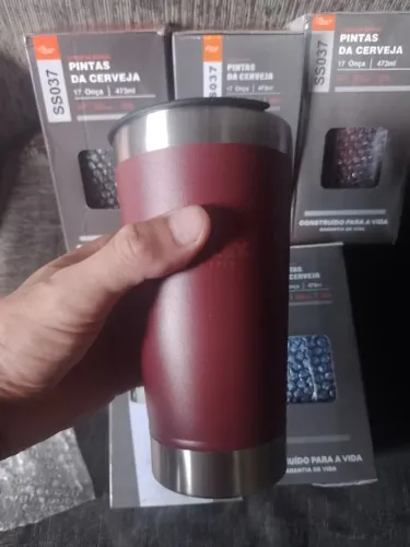 Copo térmico quente e gelado 473 ml 