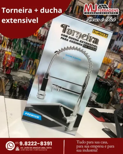 Torneira com ducha flexivel