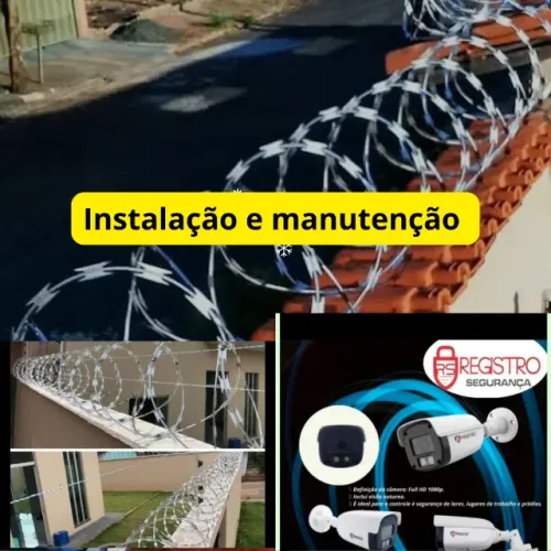 Manutenção em cerca elétrica, cerca elétrica, concertina