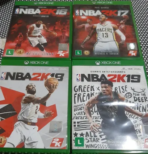 NBA XBOX ONE COMBO COM 4 JOGOS