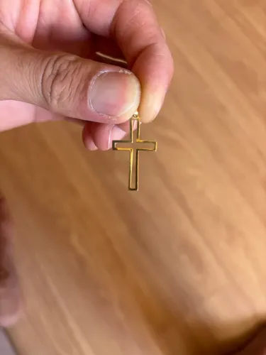 Pingente crucifixo 18k